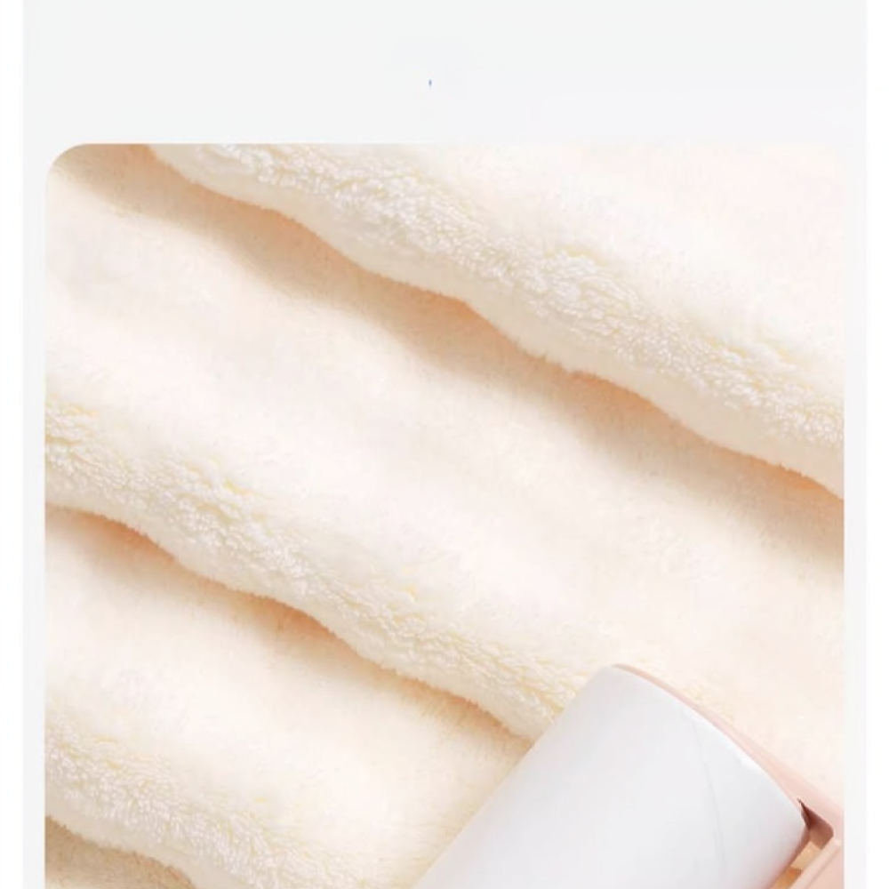 Hair Care - Premium Bubble Fleece Haardroogkap, Snel Droogende