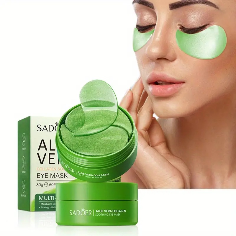 Collagen Under Eye Patches - 60 stuks Aloë Vera Collageen Oogmasker