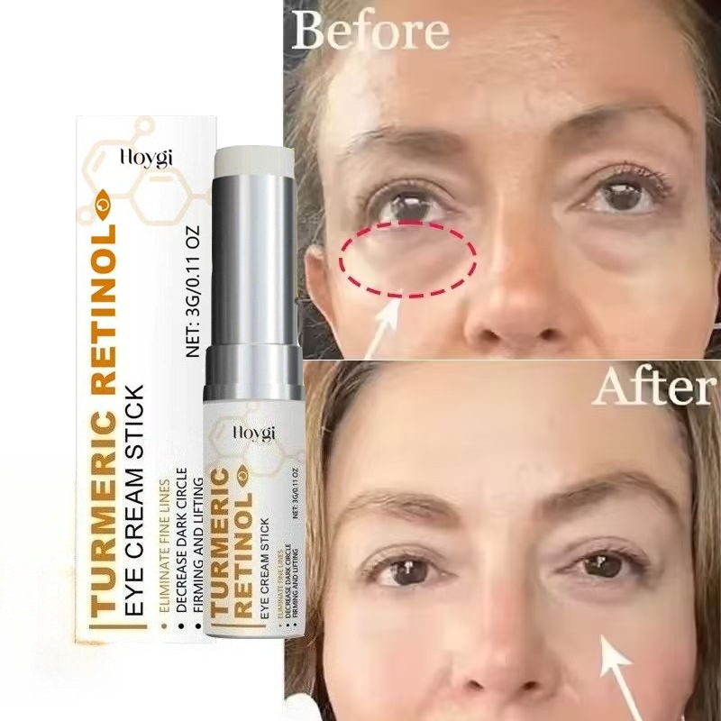 Retinol Anti Wrinkle Cream - Instant Kurkuma Oogzakverwijderingscrème Hyaluronzuur Anti-rimpel Verstevigende