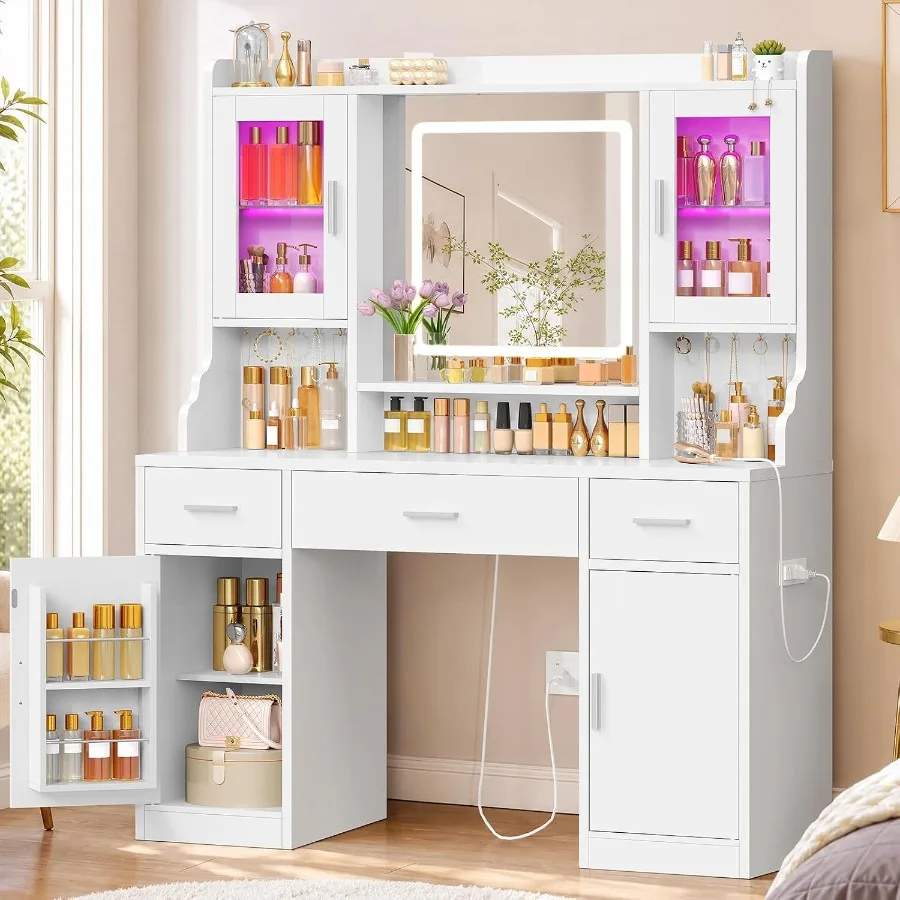 Make-up tafel met spiegel en v - Makeup recensie en prijs