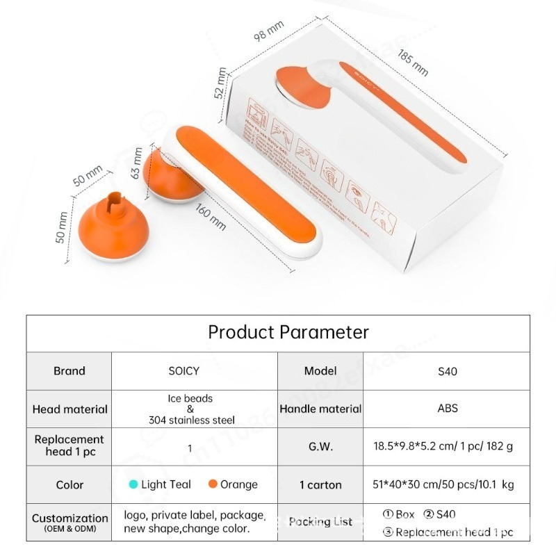 Roestvrijstalen ijscompressorr - Face Ice Roller Puffiness recensie en prijs